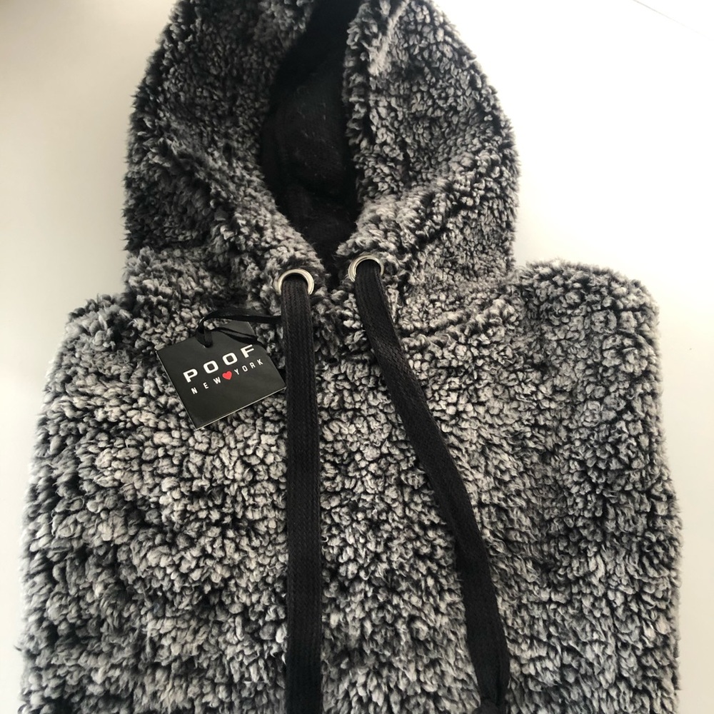 Woman’s cozy fleece hoodie